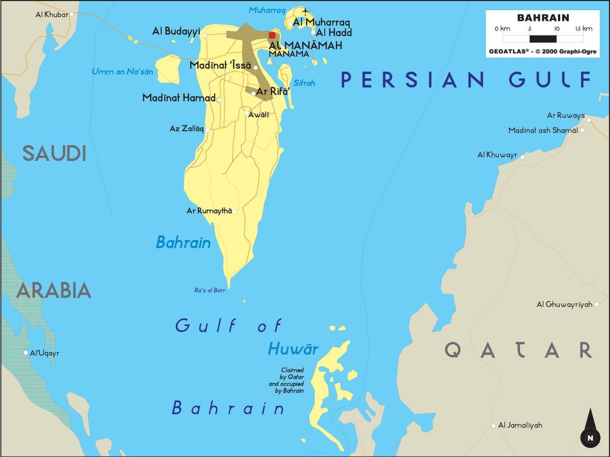 map of Bahrain offline