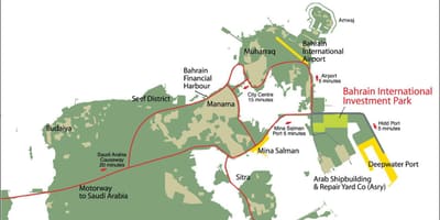 Map of Bahrain 2030