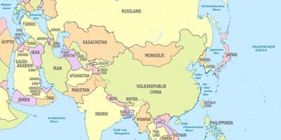 Map of Bahrain asia