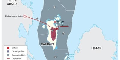 Map of Bahrain blocks