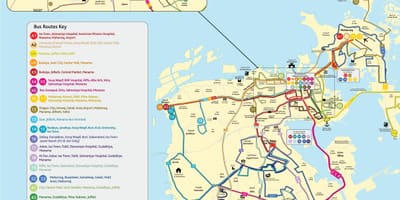 Map of Bahrain bus