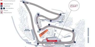 Map of Bahrain gp