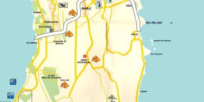 Map of Bahrain souk